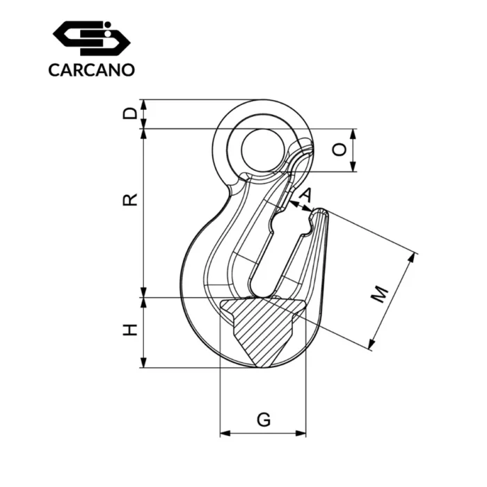 Γάντζος Μειωτήρας με Μάτι - G100 - Cartec