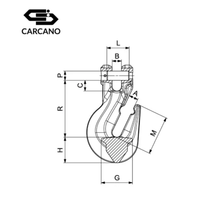 Γάντζος Μειωτήρας με Πύρο - G100 - Cartec