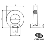 Μάπα Θυλική DIN 582 - Ατσάλι - Cartec