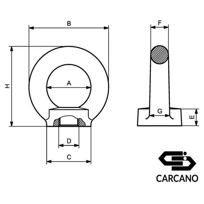 Μάπα Θυλική DIN 582 - Ατσάλι - Cartec