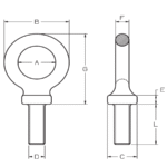 Αρσενική Μάπα Γαλλικού Τύπου - Alloy - Cartec