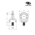Περιστρεφόμενη Μάπα - Grade 100 - Cartec