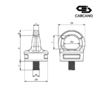 Μάπα Ανύψωσης με Ρουλεμάν - Grade 100 - Cartec