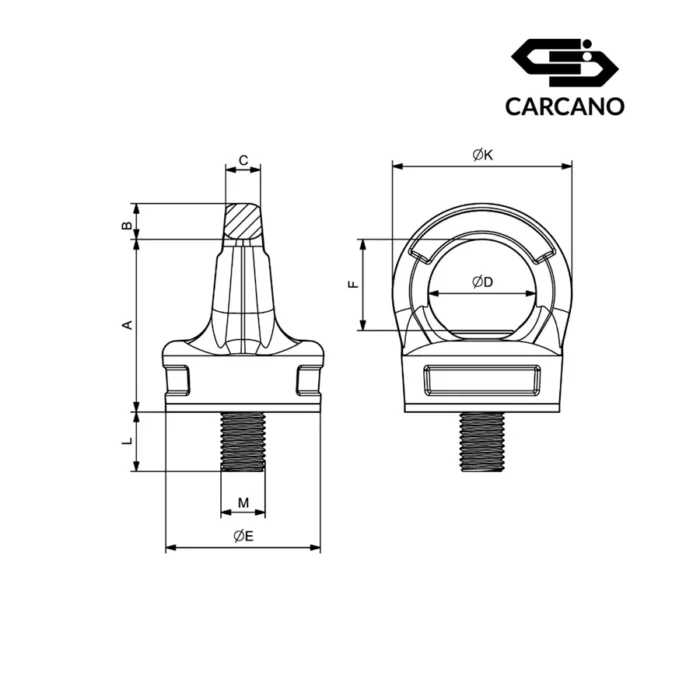 Μάπα Ανύψωσης με Ρουλεμάν - Grade 100 - Cartec