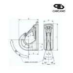 Συγγολητός Γάντζος - Grade 100 - Cartec