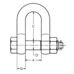Ναυτικό Κλειδί Τύπου D Πύρο-Κοπιλιά - Χαλύβδινο - Cartec