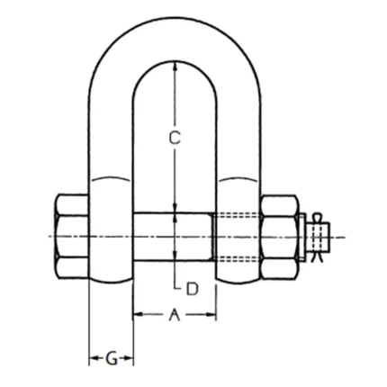 Ναυτικό Κλειδί Τύπου D Πύρο-Κοπιλιά - Χαλύβδινο - Cartec