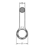 Ναυτικό Κλειδί Τύπου D Πύρο-Κοπιλιά - Χαλύβδινο - Cartec