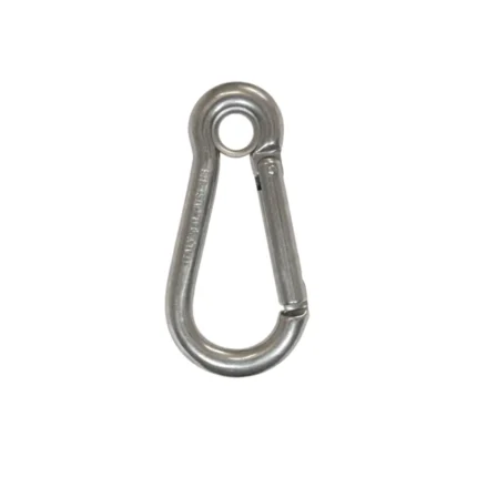 Γαντζάκι inox με μάτι και ειδικό άνοιγμα