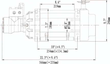 Τεχνικός Πίνακας βαρούλκου RUNVA HWN 12000I